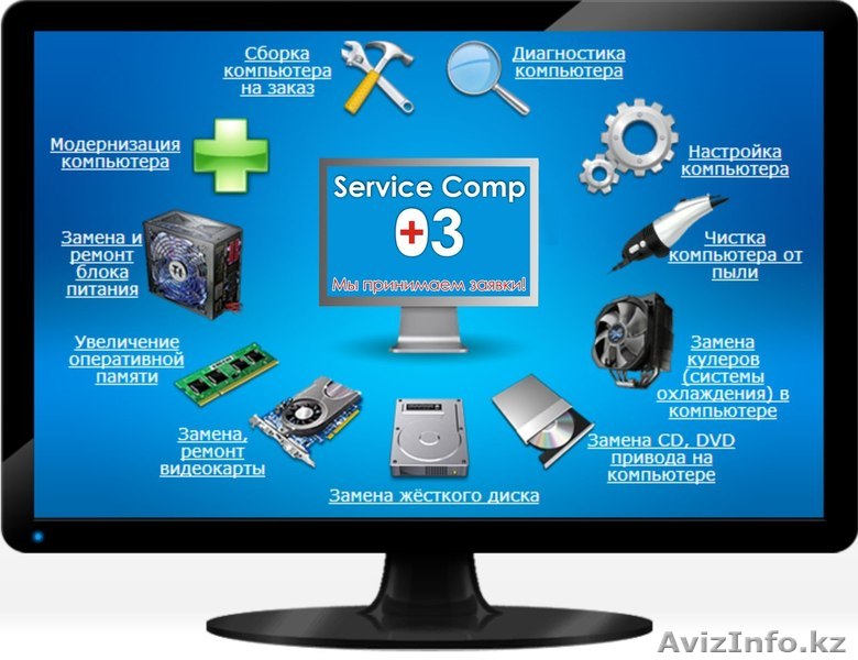 Ремонт компьютерной техники Bagdat - Изображение #1, Объявление #1358147