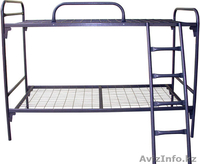 Армейские металлические кровати, двухъярусные кровати для детских лагерей, оптом - Изображение #3, Объявление #1421169