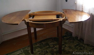 Продаем стол круглый деревянный раздвижной б\у - Изображение #1, Объявление #751952