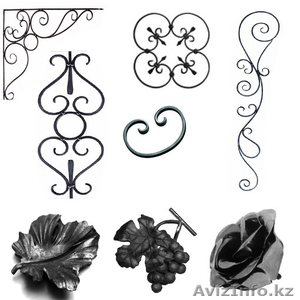 Кованые элементы оптом по всему Казахстану и СНГ 