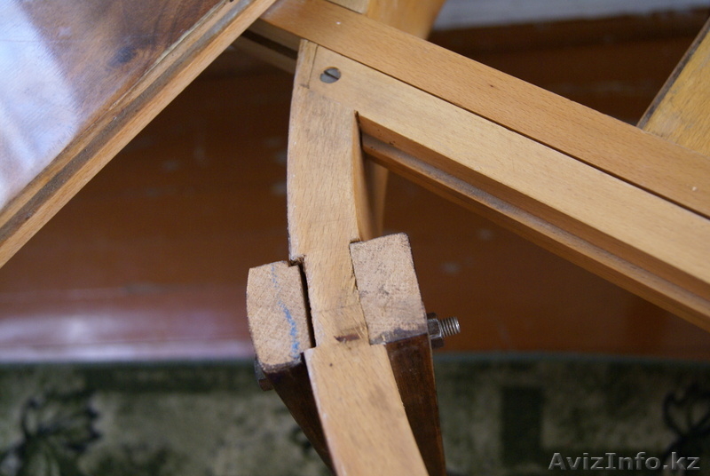 Продаем стол круглый деревянный раздвижной б\у - Изображение #3, Объявление #751952