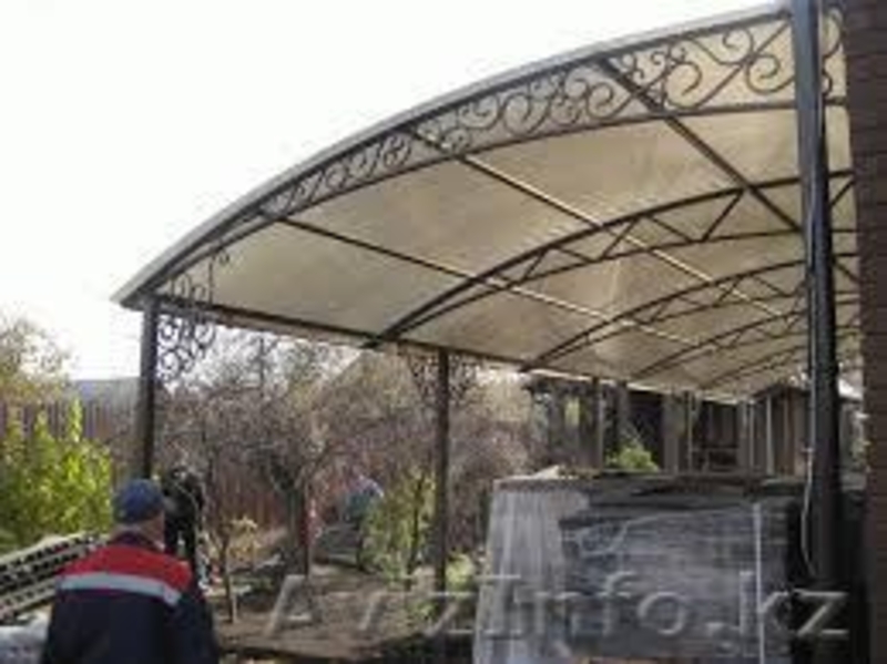 ворота, навесы, решетки кованые,урны,скамейки,ангары,фермы металлические.  - Изображение #1, Объявление #1238076