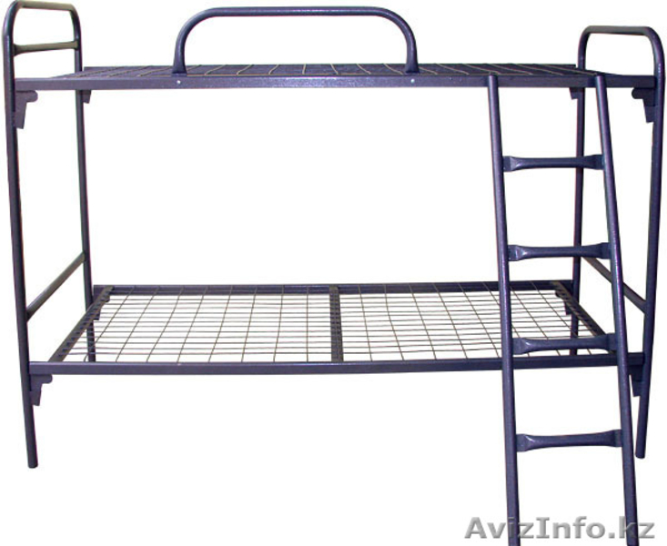 Армейские металлические кровати, двухъярусные кровати для детских лагерей, оптом - Изображение #3, Объявление #1421169